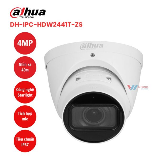 Camera 4MP DAHUA DH-IPC-HDW2441T-ZS