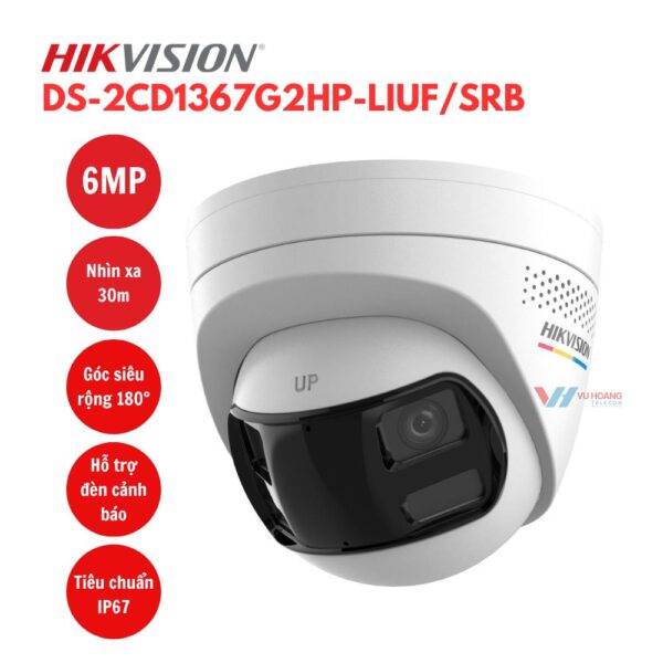 Camera Hikvision DS-2CD1367G2HP-LIUF/SRB