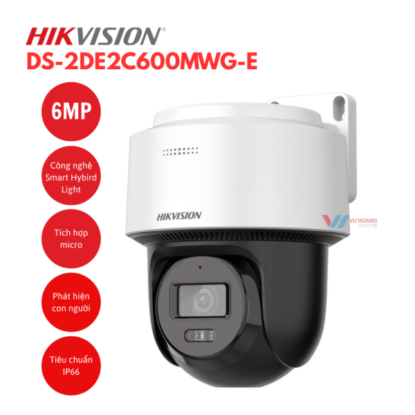 Camera IP Mini PT Hikvision DS-2DE2C600MWG-E giá tốt
