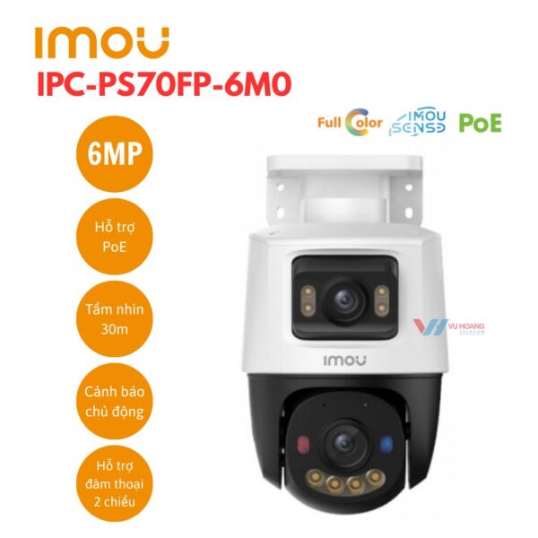 Camera PoE 6MP IMOU IPC-PS70FP-6M0