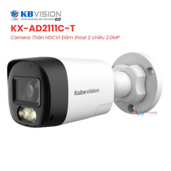 Camera KBVISION KX-AD2111C-T - Thân 2MP Đàm Thoại Kép