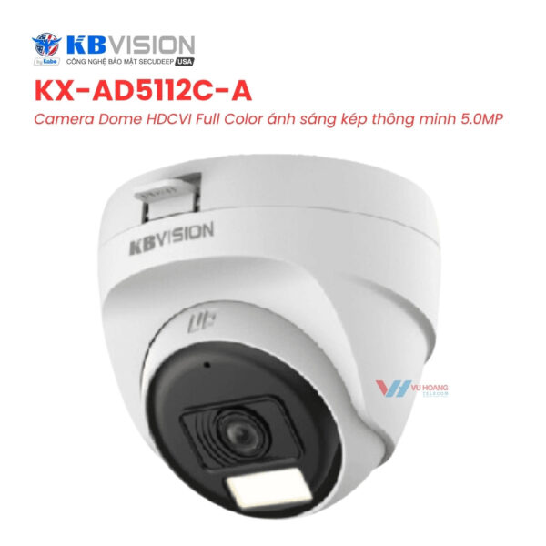 Camera KBVISION KX-AD5112C-A - Dome 5MP Full Color Kép