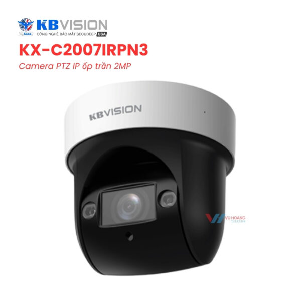 Camera KBVISION KX-C2007IRPN3 - PTZ 2MP Zoom 4x Starlight