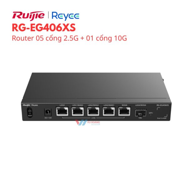 Router Reeye RG-EG406XS - 5 Cổng 2.5G, 1 Cổng 10G giá tốt