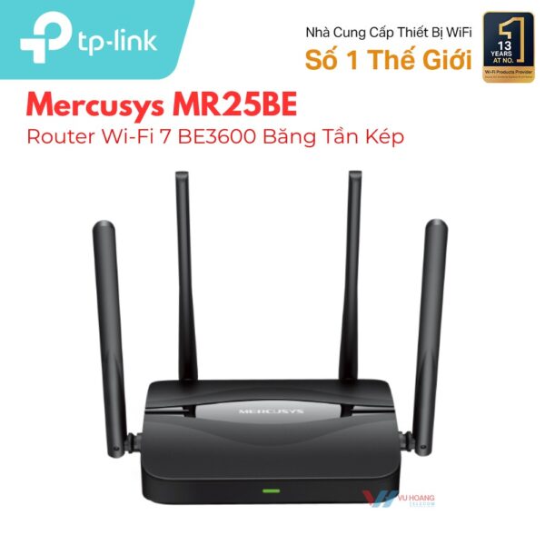 Router WiFi 7 Mercusys MR25BE - 1