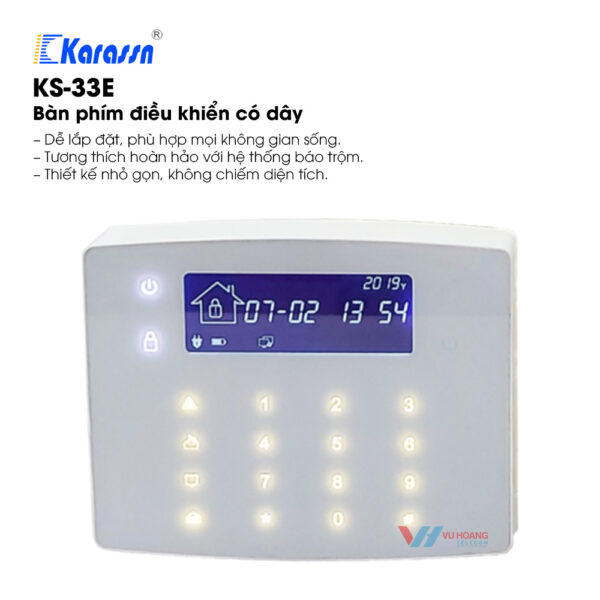 Bàn phím điều khiển có dây KARASSN KS-33E