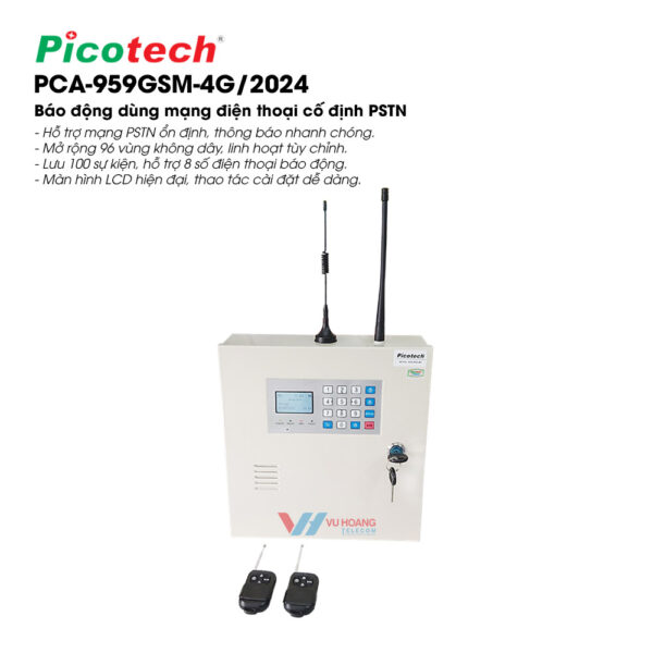 Mua báo động Picotech PCA-959GSM-4G/2024 giá tốt tại Vũ Hoàng Telecom