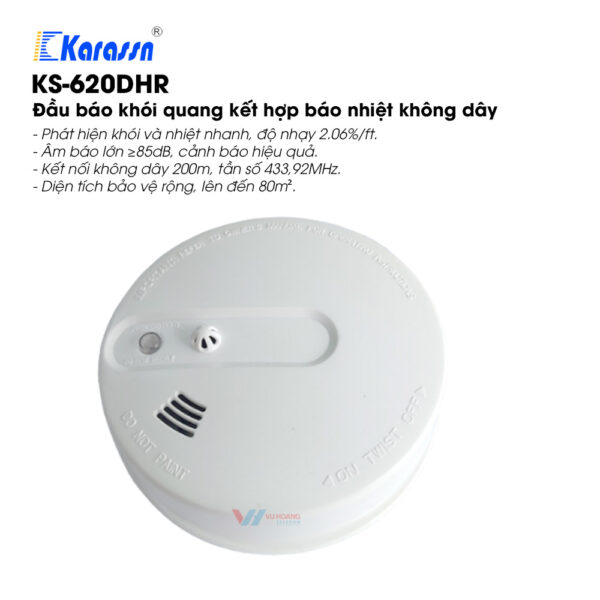 báo khói quang KARASSAN KS-620DHR