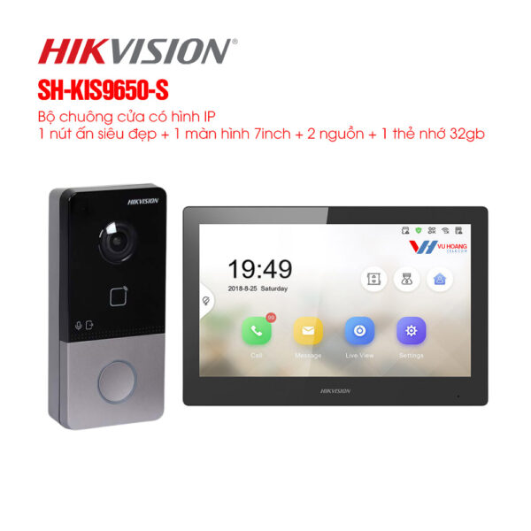 Bộ Chuông Cửa Hikvision SH-KIS6650-WTE Giá Tốt Nhất