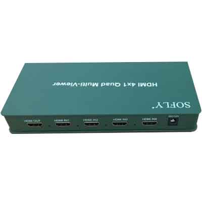Bộ gộp HDMI SOFLY 4x1 Quad Multi-viewer
