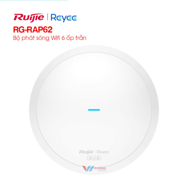 Bộ phát Wifi 6 ốp trần Ruijie RG-RAP62