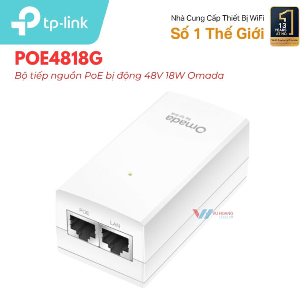 Bộ Tiếp Nguồn TP-LINK POE4818G - Passive PoE 48V 18W