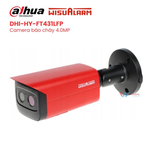 Camera Wisualarm DHI-HY-FT431LFP - Báo Cháy 4MP PoE
