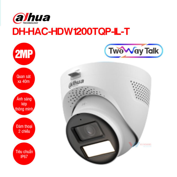 Camera DAHUA DH-HAC-HDW1200TQP-IL-T 2MP Giá Rẻ
