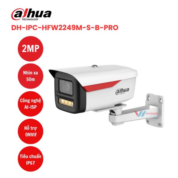 Camera IP 2MP DAHUA DH-IPC-HFW2249M-S-B-PRO