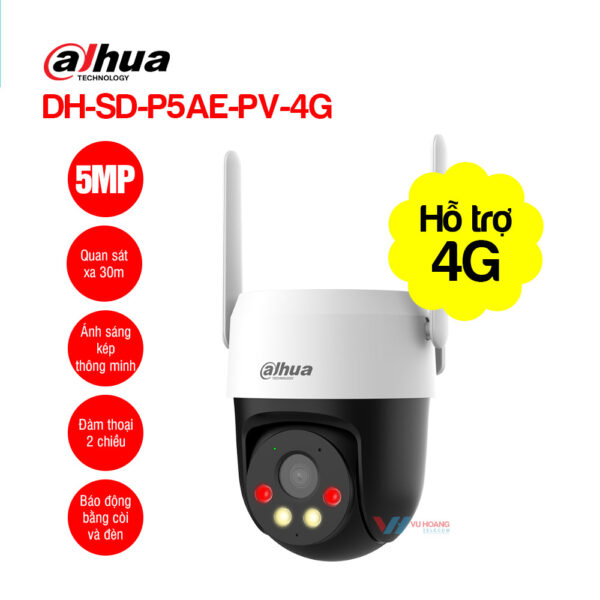 Camera DAHUA DH-SD-P5AE-PV-4G 5MP