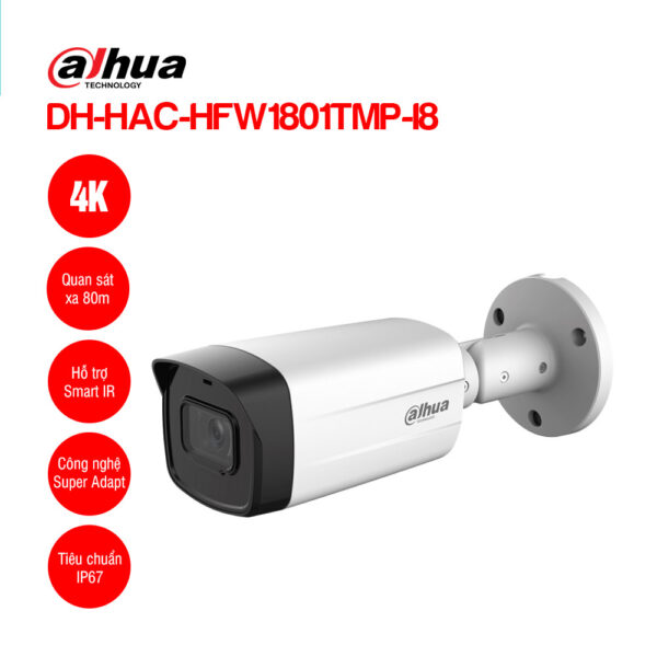 Camera DAHUA DH-HAC-HFW1801TMP-I8 4K