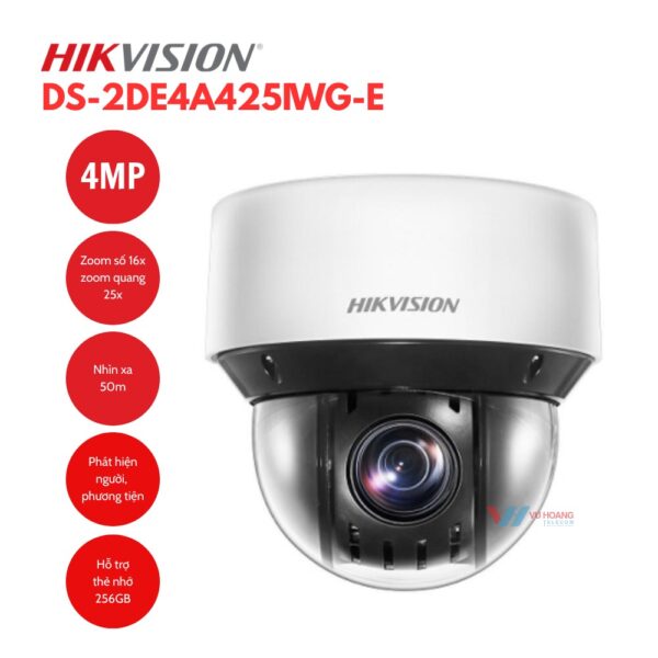 Camera Hikvision DS-2DE4A425IWG-E SpeedDome 4MP Giá Tốt