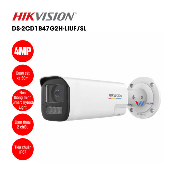 Hikvision DS-2CD1B47G2H-LIUF/SL