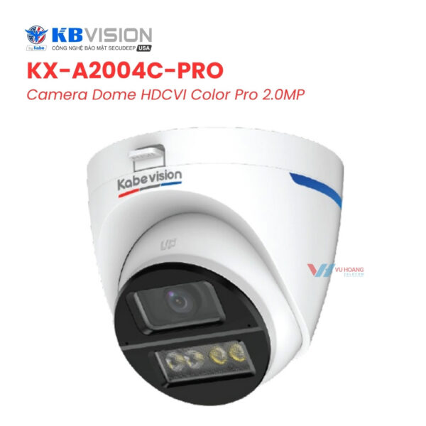 Camera KBVISION KX-A2004C-PRO - Dome Color Pro 2MP