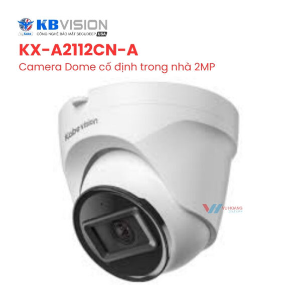 Camera KBVISION KX-A2112CN-A - Dome 2MP Trong Nhà