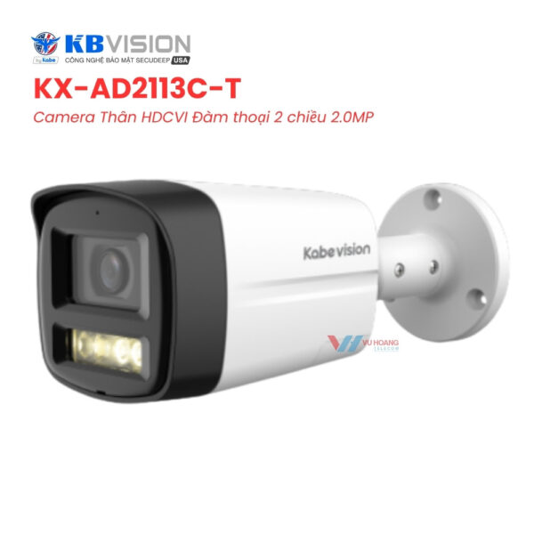 Camera KBVISION KX-AD2113C-T - Thân 2MP Đàm Thoại Kép