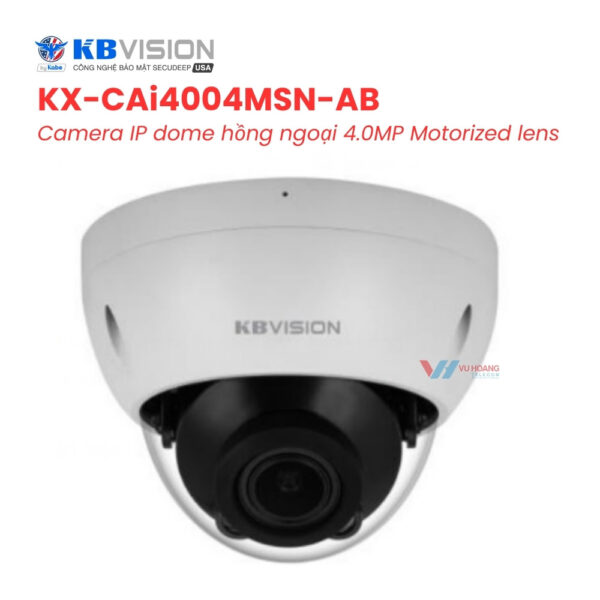 Camera KBVISION KX-CAi4004MSN-AB - Dome 4MP Starlight AI