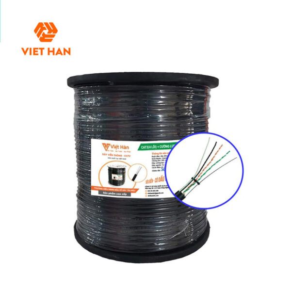 Việt Hàn CAT3 25AWG + Cường lực + Nguồn