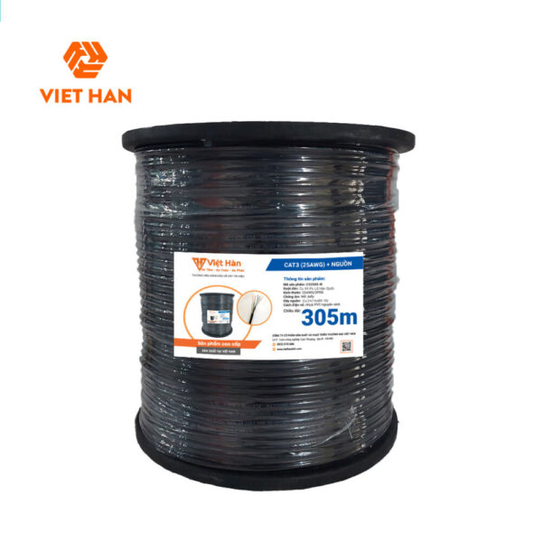 Việt Hàn CAT3 25AWG + nguồn