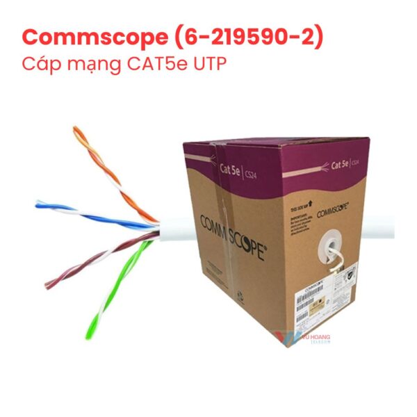 Cáp mạng AMP Commscope CAT5e UTP (6-219590-2) giá tốt
