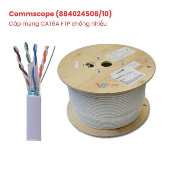 Cáp mạng AMP COMMSCOPE CAT6A FTP (884024508/10) chống nhiễu