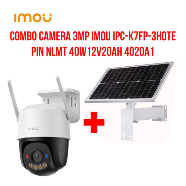 Combo Camera IPC-K7FP-3HOTE + pin 4020A1 lưu điện 24h