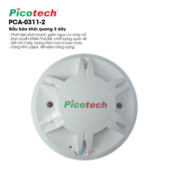 đầu báo khói Picotech PCA-0311-2