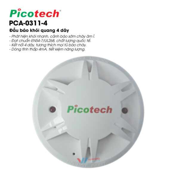 đầu báo khói Picotech PCA-0311-4