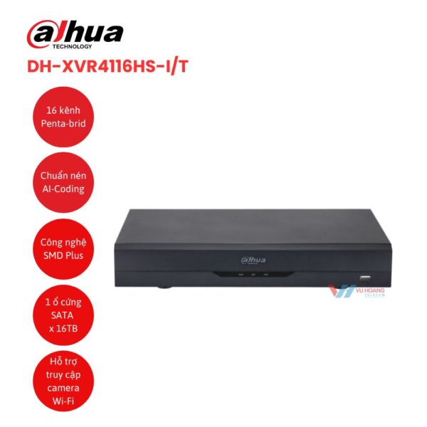 Bán đầu ghi IP 16 kênh DAHUA DH-XVR4116HS-I/T giá tốt