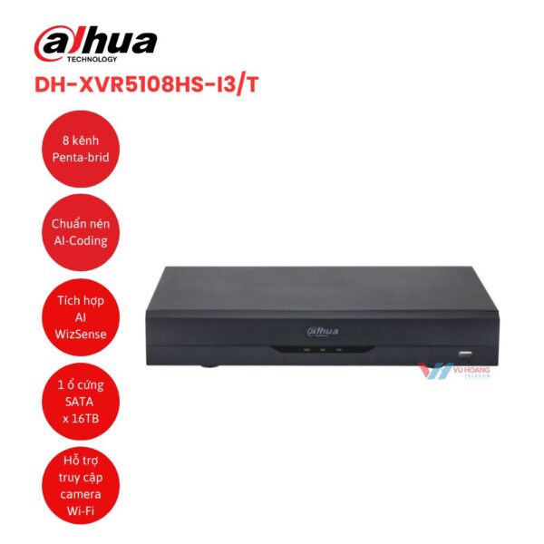Mua đầu ghi IP DAHUA DH-XVR5108HS-I3/T giá tốt