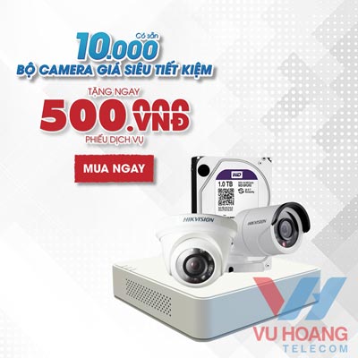 Trọn bộ camera Hikvision giá tốt cho Gia đình, Shop - Cửa hàng