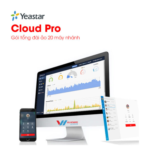 Yeastar Cloud Pro 20 máy nhánh