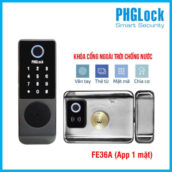 PHGLock FE36A (App 1 mặt)