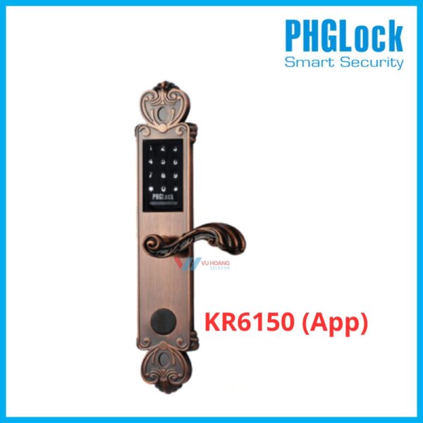 Khóa Cửa Điện Tử PHGLOCK KR6150 App Căn Hộ