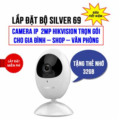 Lắp đặt camera Wifi 2MP HIKVISION HKI-2U21FD-IW cho gia đình (Gói Silver 69)