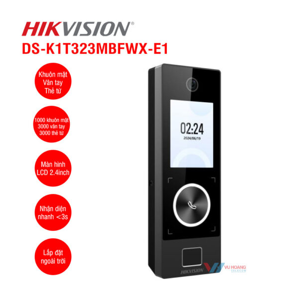 Máy Chấm Công Hikvision DS-K1T323MBFWX-E1 Chính Hãng