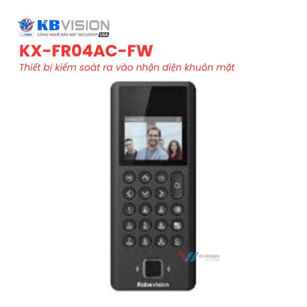 Máy Chấm Công KBVISION KX-FR04AC-FW Mặt Vân Tay Giá Tốt