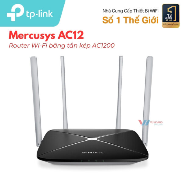 Router WiFi Mercusys AC12 AC1200 Chính Hãng Giá Tốt