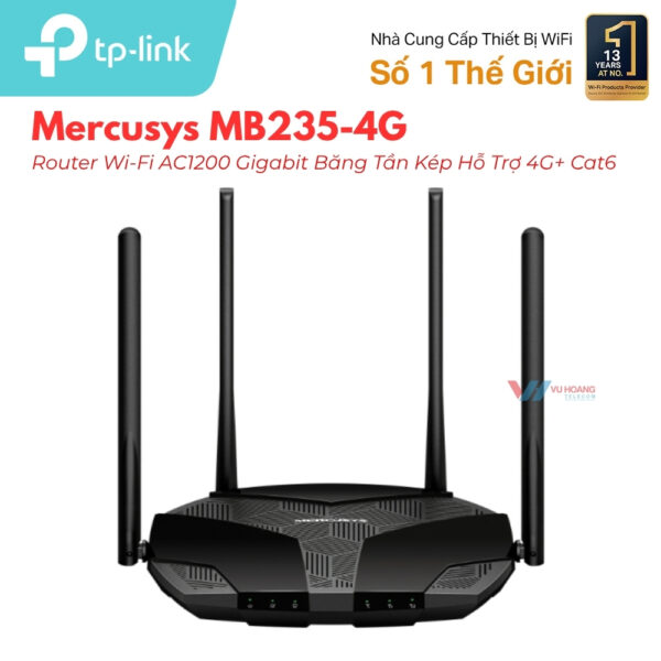 Router WiFi Mercusys MB235-4G