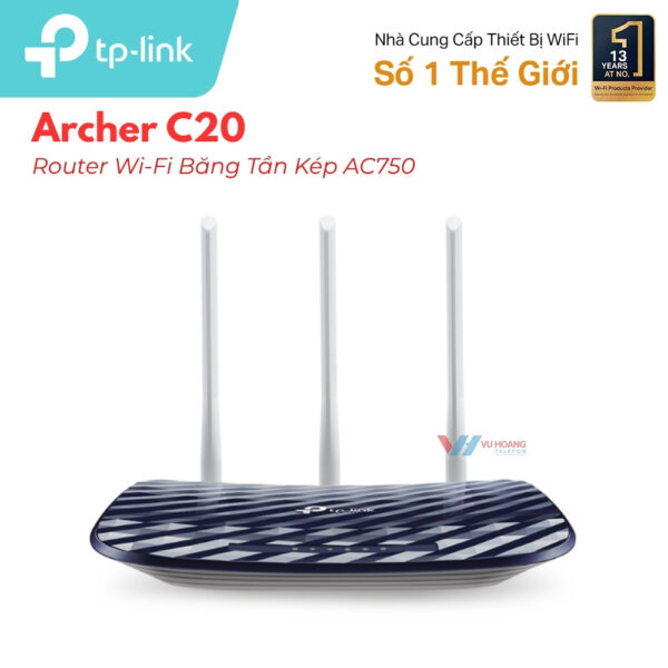 Router WiFi TP-Link Archer C20 AC750