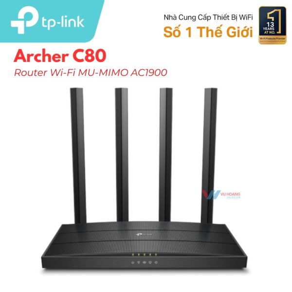 Router WiFi TP-Link Archer C80 AC1900 Chính Hãng