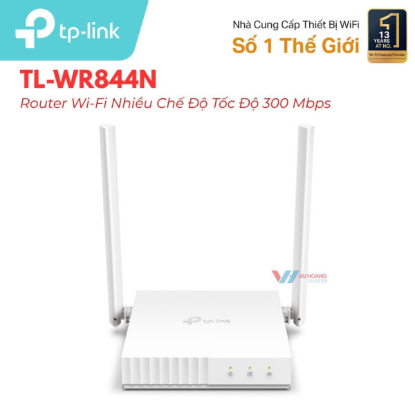 Router WiFi TP-Link TL-WR844N 300Mbps Chính Hãng