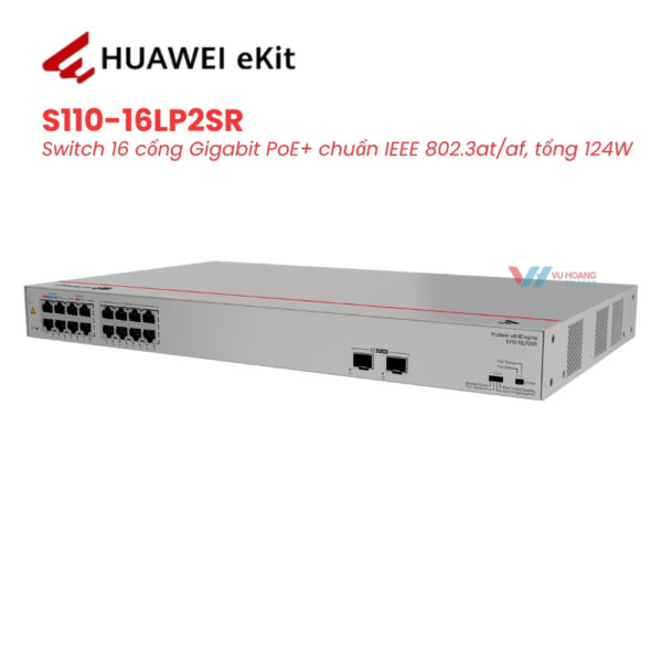 Switch PoE HUAWEI eKit S110-16LP2SR - 16 Cổng