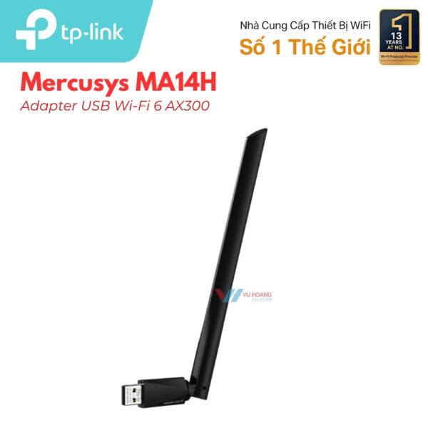 USB Wifi Mercusys MA14H Wi-Fi 6 AX300 | Linux, WPA3 Giá Tốt